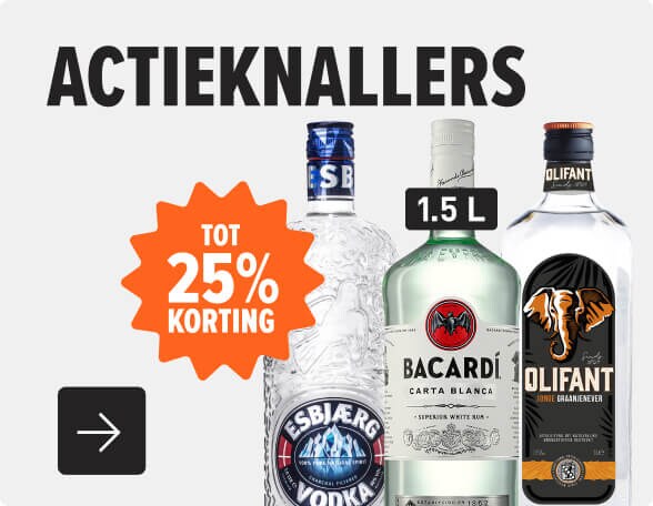 Actieknallers. De beste mixdrank aanbiedingen van deze week.